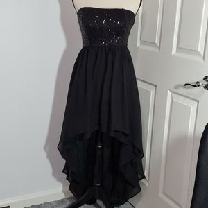 Strapless Sequin Dress